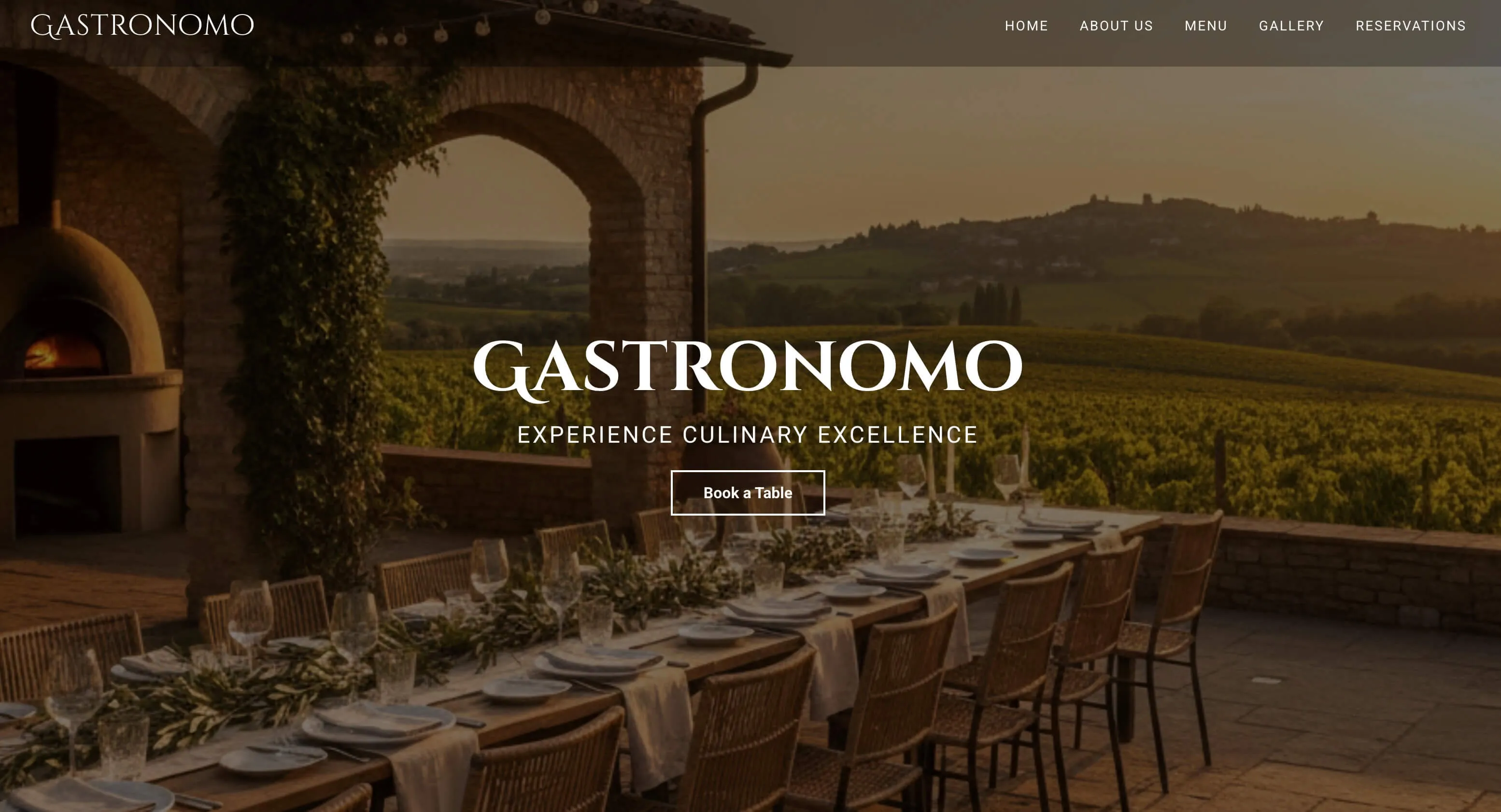 Modern Restaurant Website