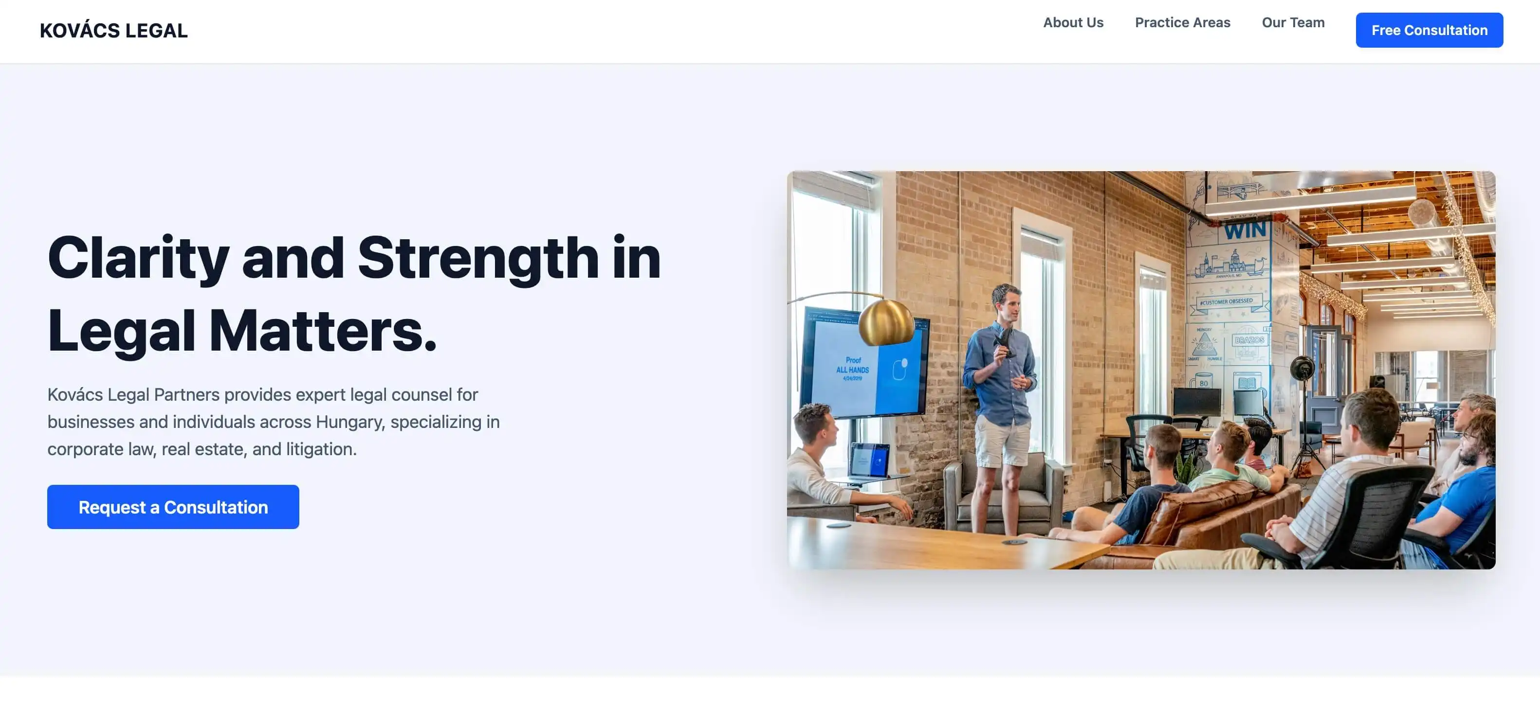 Professional Law Firm Website